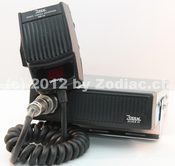 Zodiac Hider 40
Typ:CB-Gerät
Frequenz:26.965-27.405 MHz
Kanäle:40
Modulationsart:AM
Leistung:3,5 Watt
Hergestellt ab: 1979




Schlüsselwörter: Zodiac Hider 40