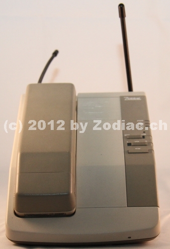 Zodiac Radiophone 10
Zodiac Funktelefon
mit externer Ladeschale 
Schlüsselwörter: Zodiac Radiophone 10