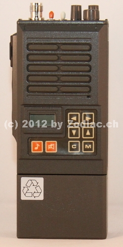 Zodiac PL-460 Handfunkger�t f�r den Betriebsfunk, Vorderansicht zweite Version 